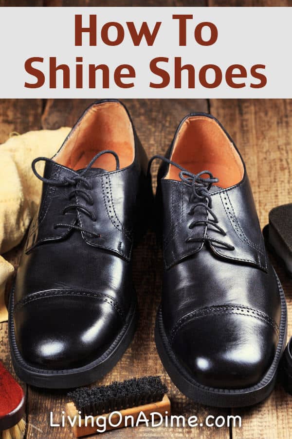 Best way to shine on sale shoes